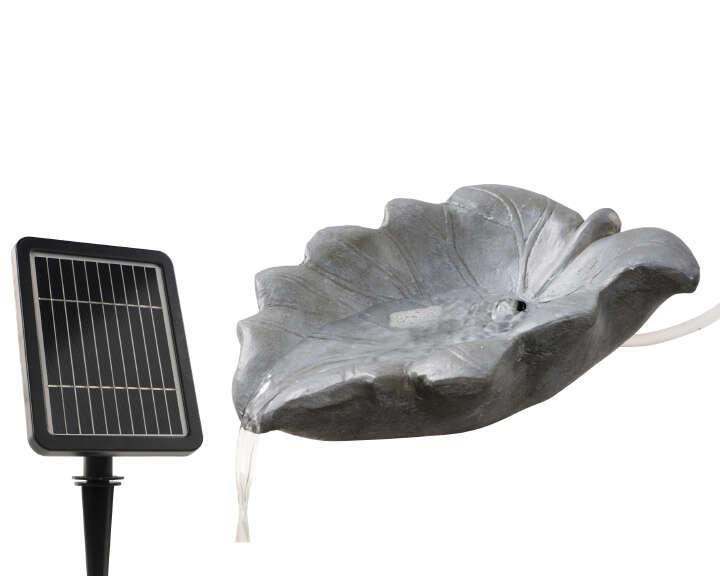 LUMINEO Solar-Springbrunnen Gartenteich